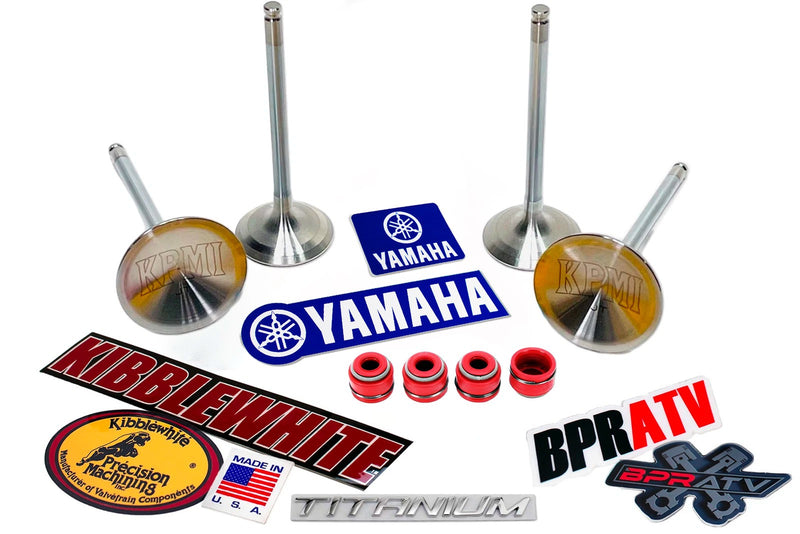Yamaha YZ450F WR450F YZ450FX Kibblewhite Titanium Valve Kit 14-20 Red KPMI Seals