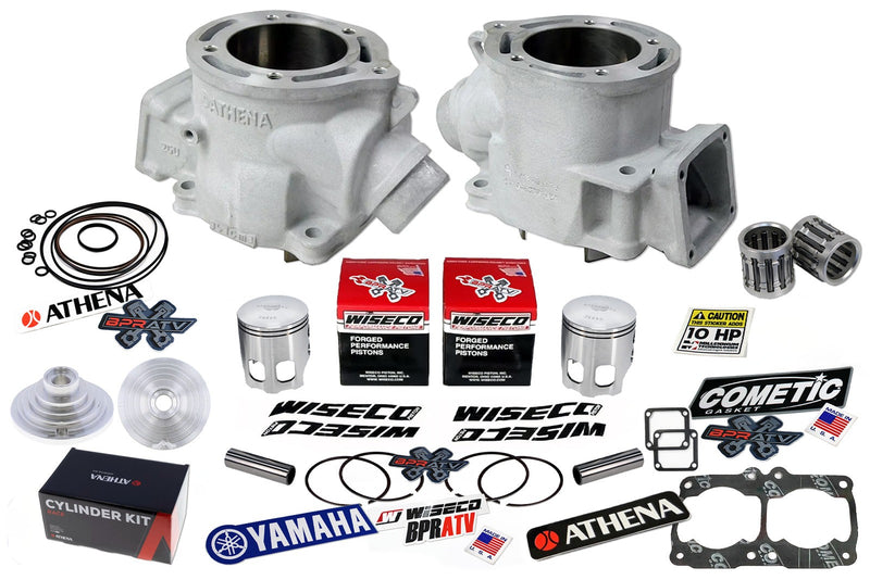 Banshee Athena 421cc Cylinders WISECO Pistons Domes 68mm Big Bore Stroker Cub