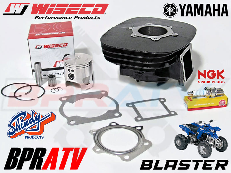 Yamaha Blaster YFS200 66mm Wiseco Piston Cylinder Top End Rebuild Kit 1988–2006