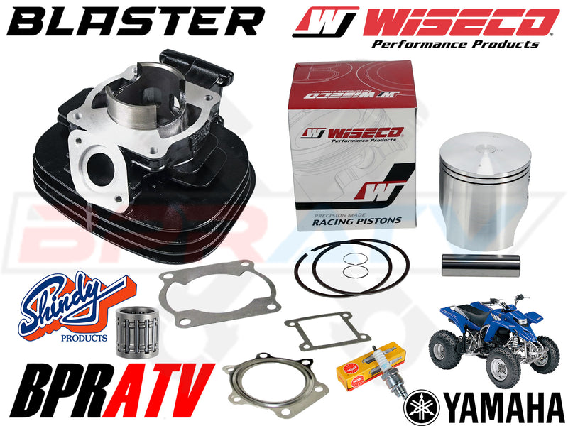 Yamaha Blaster YFS200 66mm Wiseco Piston Cylinder Top End Rebuild Kit 1988–2006