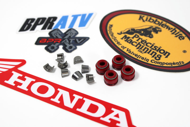 Honda TRX400EX 400X XR400R Valve Keepers KPMI Viton Seals OEM #14781-HA0-770 NEW