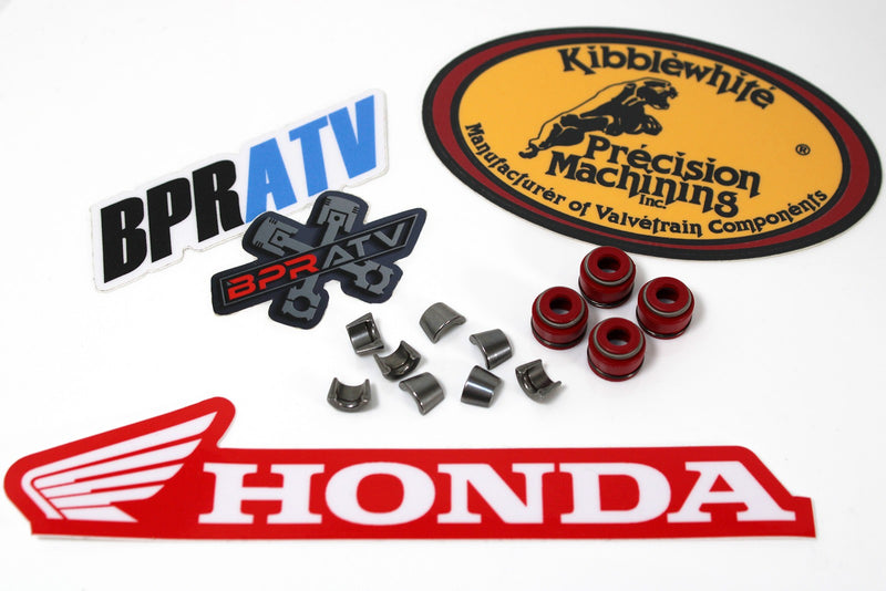 TRX400EX 400X XR400 Honda Valve Keepers Cotters Kit Kibblewhite Viton Stem Seals