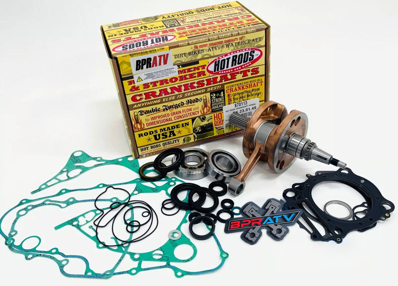 Honda TRX450R TRX 450ER Hot Rods Crankshaft Rebuild Kit Gaskets Bearings & Seals