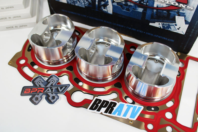 Can-Am Maverick X3 Turbo '17-25 JE 74mm Stock Bore 9.5:1 Forged Piston Kit Set