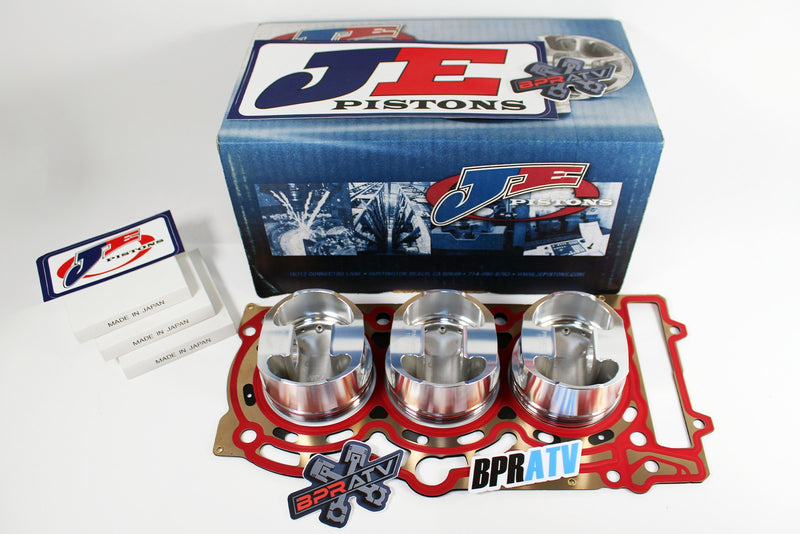 Can-Am Maverick X3 Turbo '17-25 JE 74mm Stock Bore 9.5:1 Forged Piston Kit Set