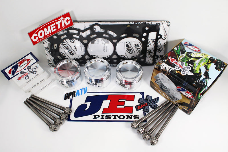 Can-Am Maverick X3 Turbo 17-25 JE Piston Kit 74mm 9.5:1 + Cometic Gasket + Studs