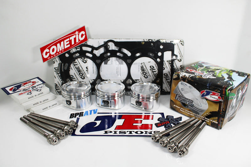 Can-Am X3 Turbo JE Piston Cometic Gasket BPRATV Titanium Studs 9.5:1 74mm Set US