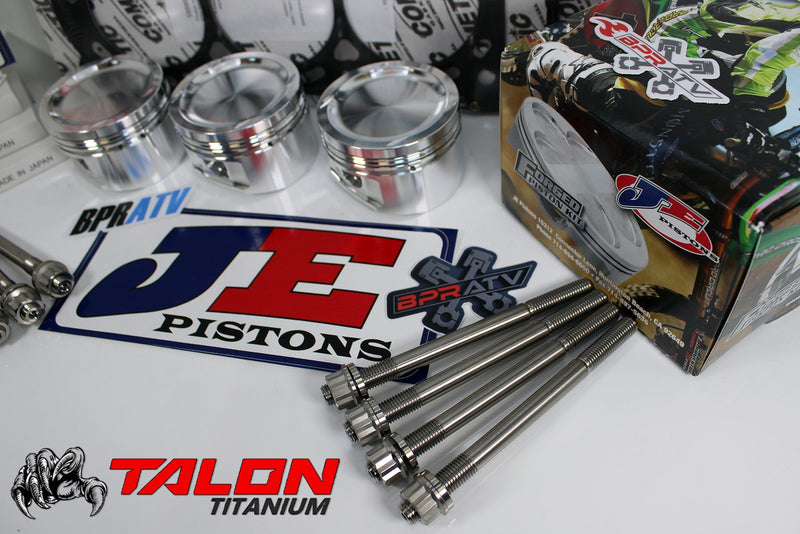 Can-Am X3 Turbo JE Piston Cometic Gasket BPRATV Titanium Studs 9.5:1 74mm Set US