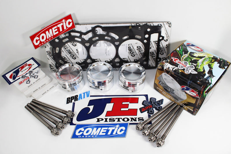 Can-Am X3 Turbo JE Piston MLS Head Gasket Titanium Cylinder Head Stud Kit '17-25