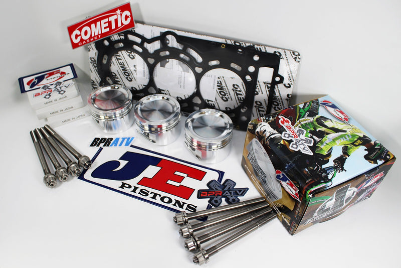 Can-Am X3 Turbo JE Piston MLS Head Gasket Titanium Cylinder Head Stud Kit '17-25