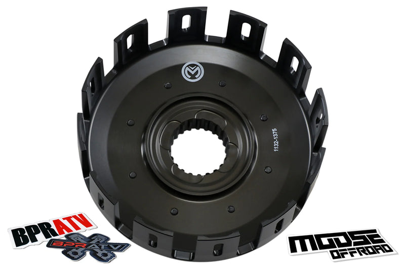 TRX 450R TRX450ER Moose Offroad Heavy Duty CNC Billet Clutch Basket + Clutch Kit