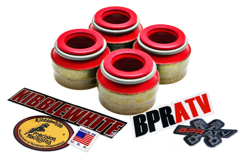 KTM 250 350 450 500 SX-F XC-F EXC-F XCF-W RED Viton Valve Stem Seals Kibblewhite
