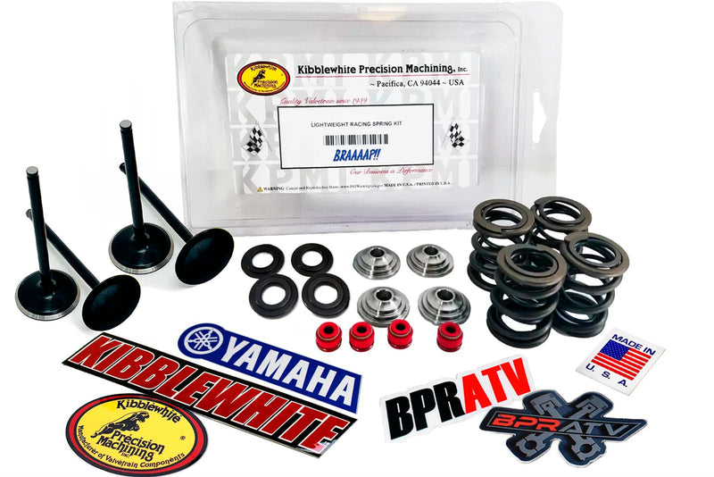 10-13 Yamaha YZ450F YZ 450F Kibblewhite Intake & Exhaust Valves TITANIUM Springs