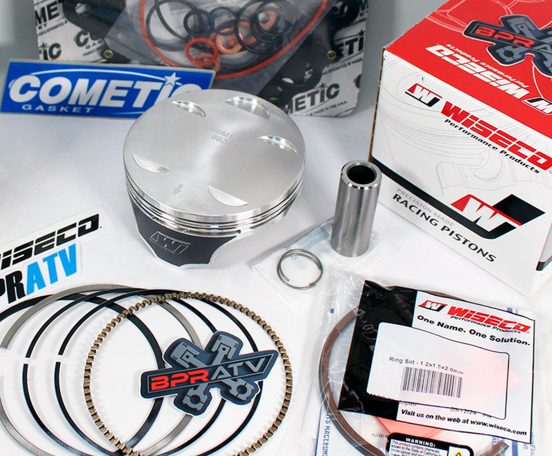 NEW Raptor 660 Rhino 660 Grizzly 660 STD Wiseco 100mm Piston Cometic Gasket Kit!