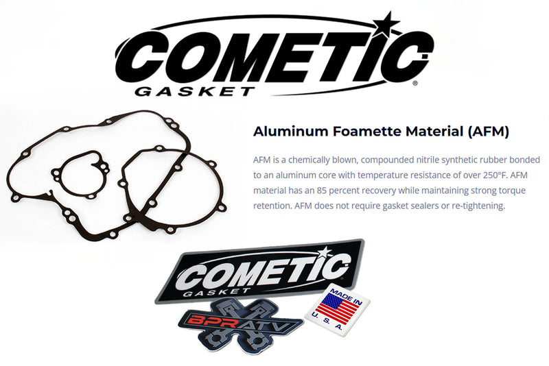 Yamaha Raptor 700 Titanium Head Studs Bolt Kit Cometic MLS Stock Bore Gasket Set