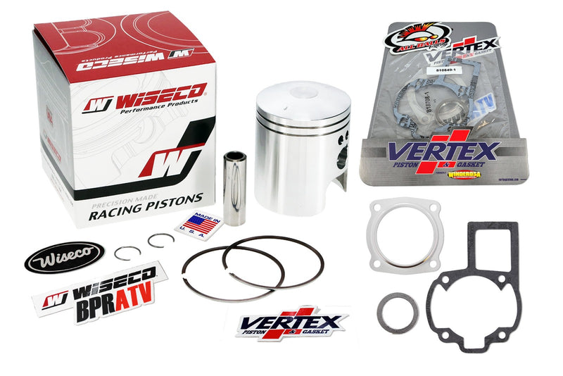 LT80 KFX80 Wiseco 50mm Stock Piston Vertex Gasket OEM Stock Bore Rebuild Kit ATV