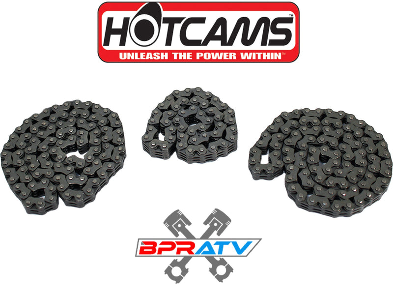 06-13 Kawasaki KVF650 KVF 650 Hot Cams Stage 1 One Cam All 3 Hot Cams Cam Chains