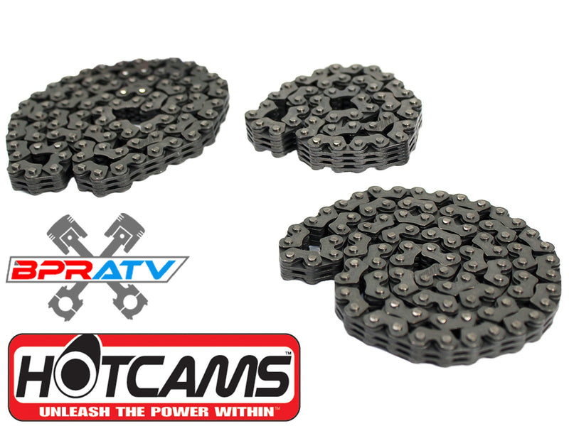 06-13 Kawasaki KVF650 KVF 650 Hot Cams Stage 1 One Cam All 3 Hot Cams Cam Chains