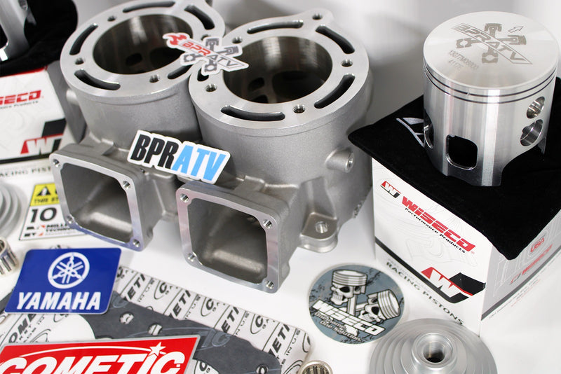 BPRATV Yamaha Banshee ARES Athena Style 400cc Cylinders Wiseco Pistons Domes Kit