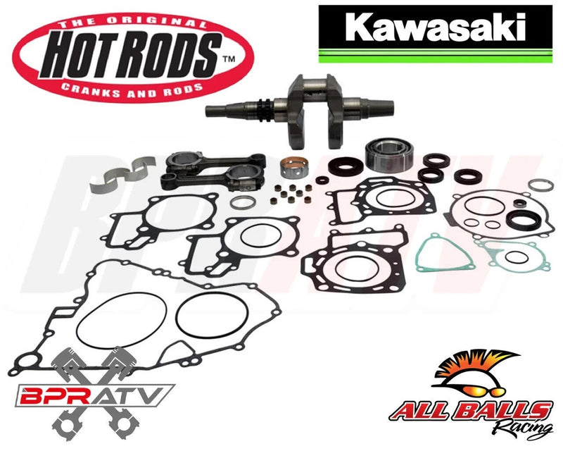 Brute Force 750 12-20 Hot Rods Bottom End Rebuild Kit Crank Bearings Chains NGK!