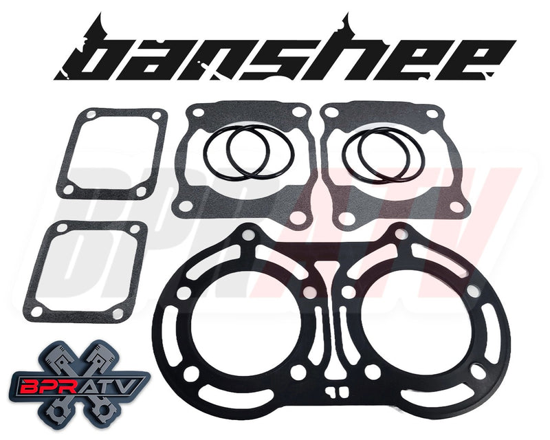 Yamaha Banshee YFZ350 ProX 64mm Pistons Top End Rebuild Kit Gaskets & NGK '87-06