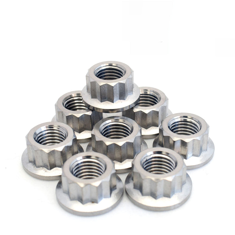 Heavy Duty Grade 5 Titanium Lug Nuts 16pc ATV Yamaha Raptor Banshee Replaces OEM