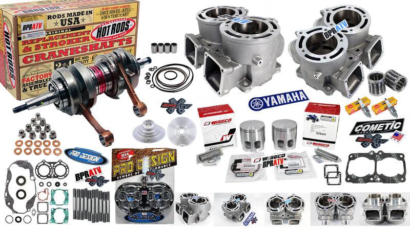 BPRATV Banshee 400cc ARES 68mm Kit Athena Style Cylinder Wiseco Pistons Hot Rods