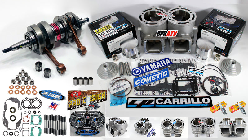 Yamaha Banshee 421cc ARES Stroker Kit Athena-Style Cylinder CP-Carrillo Pro Head