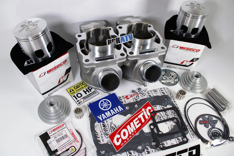 Banshee Athena Style 421cc Big Bore +4mm STROKER Cylinders WISECO Pistons Domes