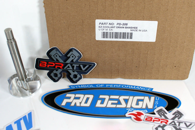 BPRATV Banshee Pro Design Billet Aluminum EZ Drain Water Pump Cover Impeller USA