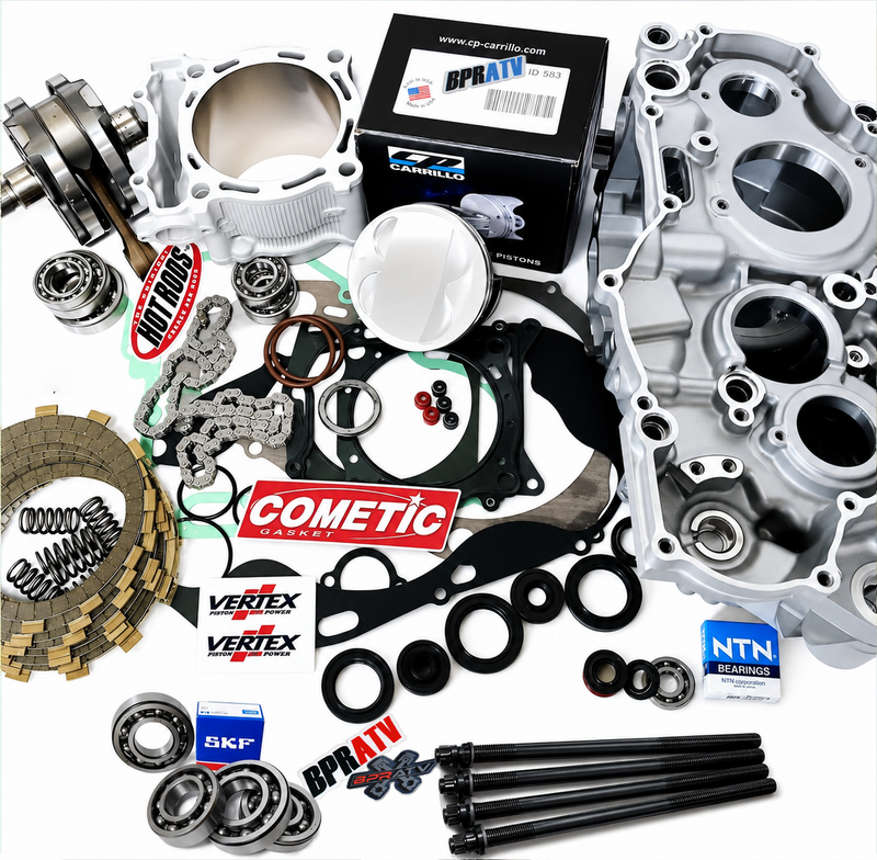 YFZ450 YFZ 450 Cases Crankcases Complete Rebuilt Motor Engine Rebuild Parts Kit!