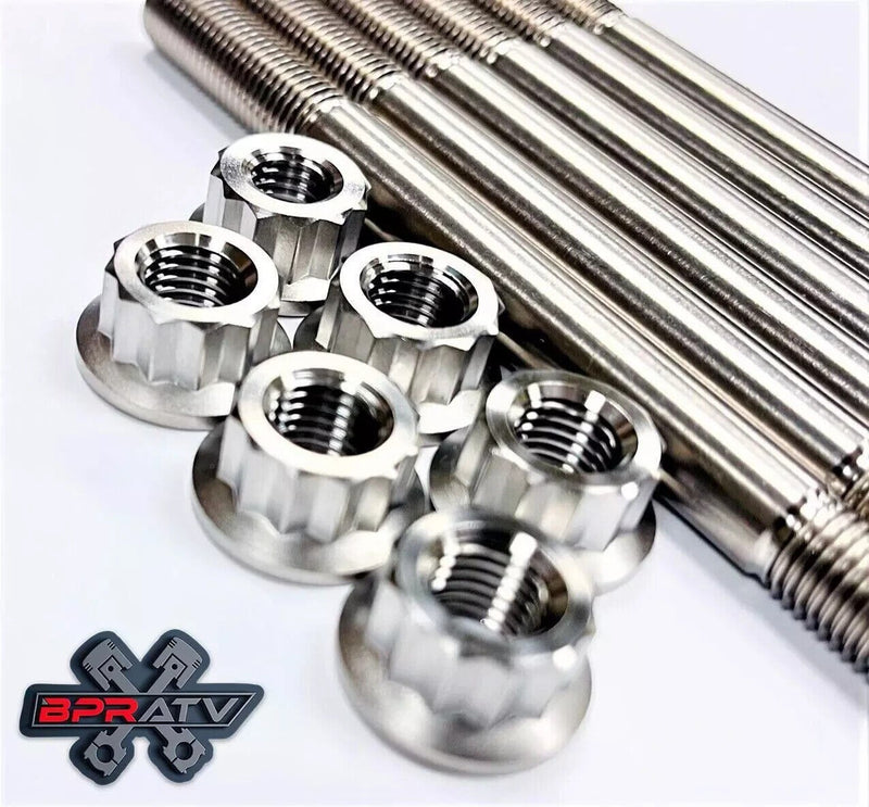 06+ TRX450R TRX 450R Cylinder Head Studs Stud Kit Heavy Duty After Market Bolts