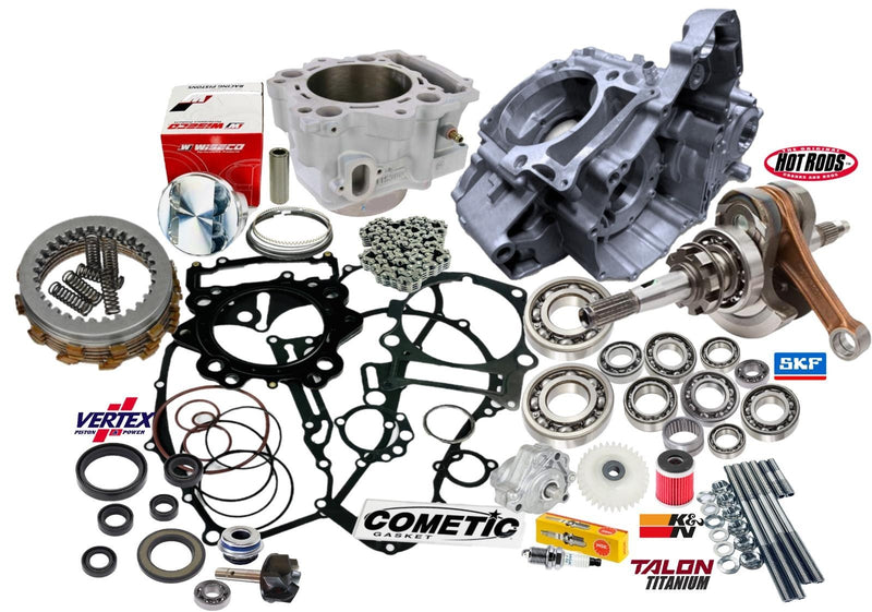 Raptor 700 Crankcases Cases Rebuild Kit Complete Top Bottom End Motor Engine Kit