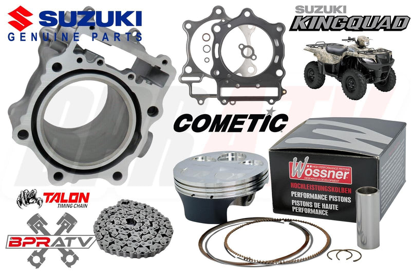 King Quad LT-A LTA 700 700X Stock OEM Cylinder 102mm Cometic Top End Rebuild Kit