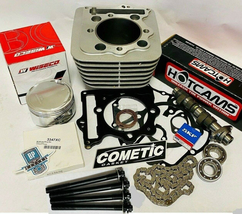 Warrior 350 Big Bore 84mm Cylinder Piston & Stage 2 Hot Cams Top End Rebuild Kit