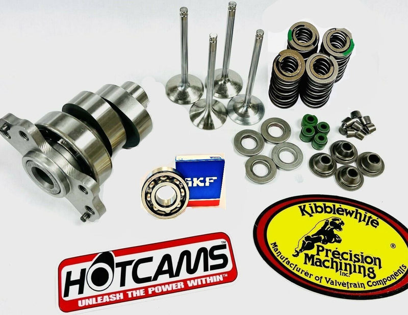 09+ Raptor 700 Stage 2 Hotcam Hot Cam Kibblewhite Valves Springs Kit SKF Bearing