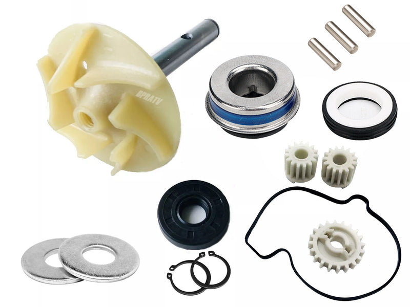 Commander 800 1000 MAX 800R 4x4 Water Pump Impeller Shaft Rebuild Kit Gears Seal