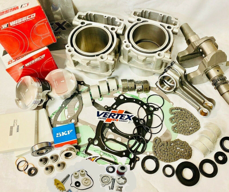 07-10 Outlander 800 800X Rebuild Motor Engine Complete Kit Top Bottom En Wiseco