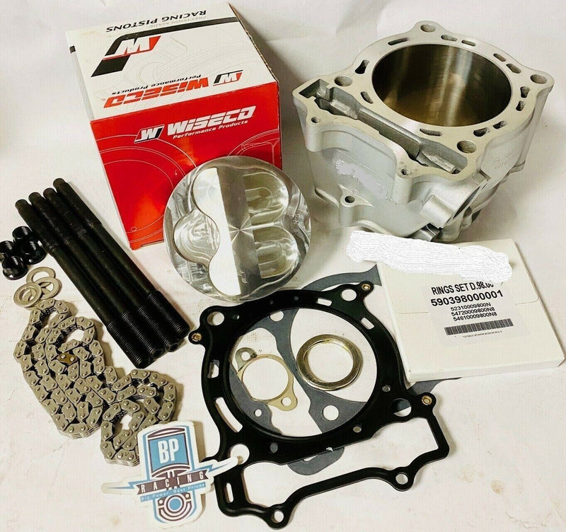 07-11 WR450F WR 450F 98 mil Big Bore Kit Complete 480cc 98mm Top End Rebuild Kit