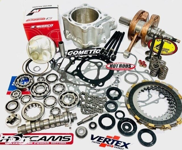02-08 CRF450R CRF 450R Complete Rebuild Kit Stage 2 Hotcam Kibblewhite Valves