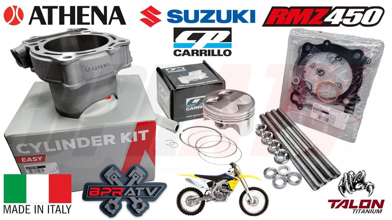 08+ RMZ450 RMZ 450 RM-Z 450 Athena Stock Bore Cylinder Wiseco Piston Rebuild Kit