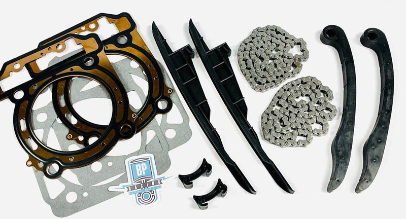 Maverick 800 800R  Front Rear Cam Chain Guides Timing Guide Both Heads Gaskets
