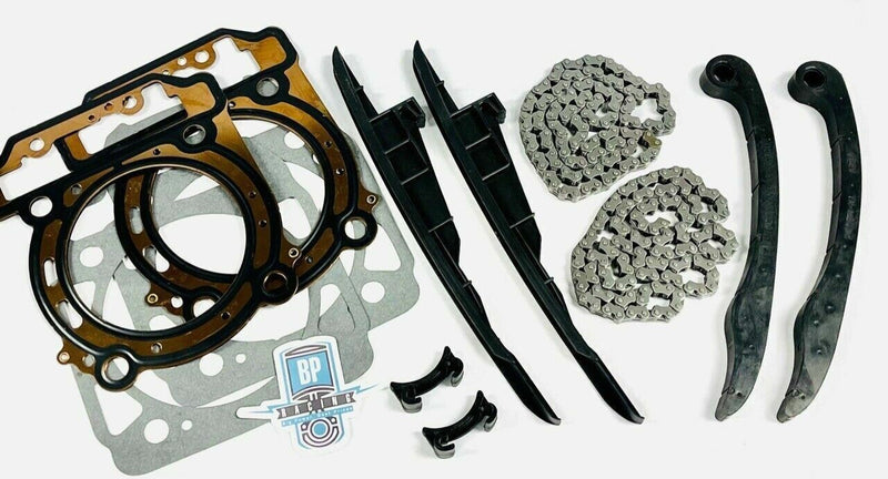 Maverick 1000 Front Rear Cam Chain Guides Timing Guide Both Heads Gaskets