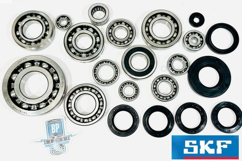 YFZ450 YFZ 450 Complete Bearings Kit Crankcase Trans Bottom End Bearing Seals