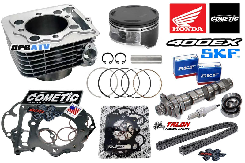 TRX 400EX 400X 440 Big Bore 89mm Cylinder Hi-Performance Cam Top End Rebuild Kit