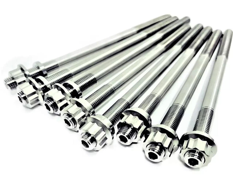 Best YXZ1000R Titanium Head Studs Ti Cylinder Stud Bolt Upgrade Kit 90119-10004