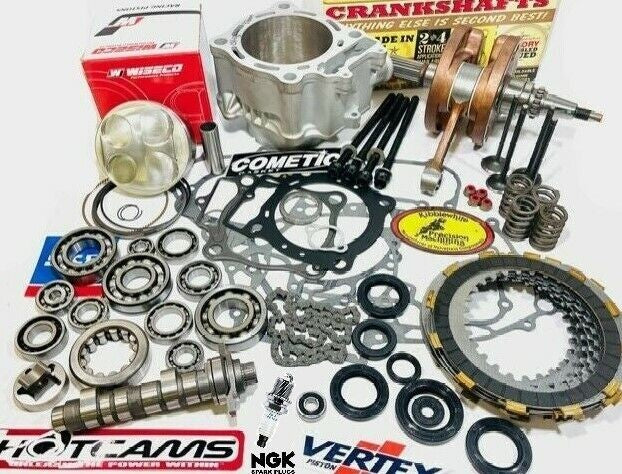 06+ TRX 450R 100mm Big Bore Stroker Complete Rebuild KPMI Valves Stage 3 Cam Kit