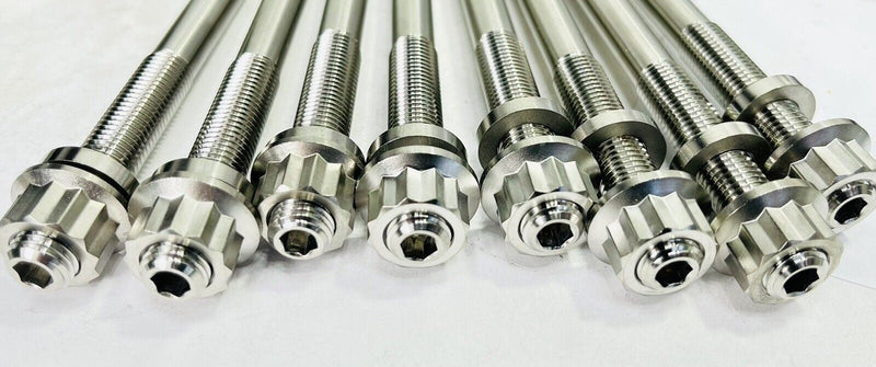 Strongest Wildcat X 4X Titanium Cylinder Head Studs Grade 5 Ti Stud Bolt Kit Set