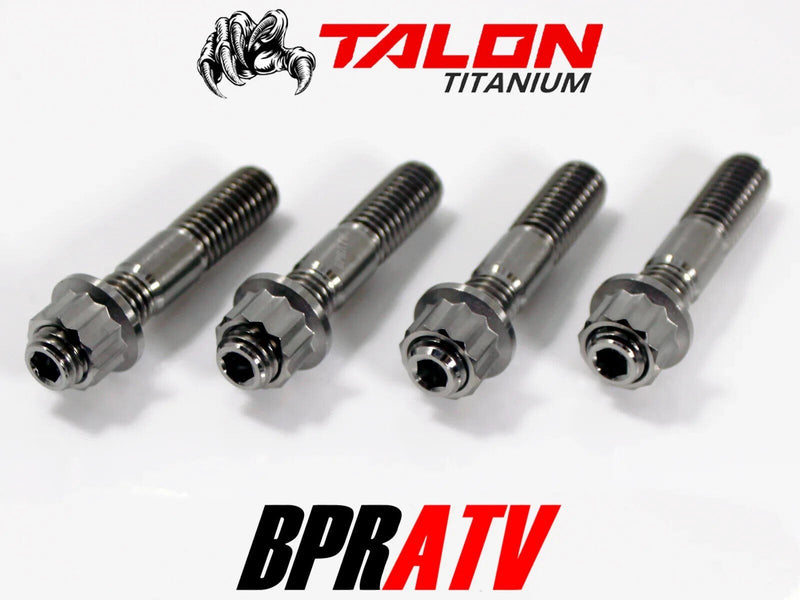 Honda 400EX 400X XR400R Exhaust Studs Titanium Head Pipe Stud Upgrade Kit Set