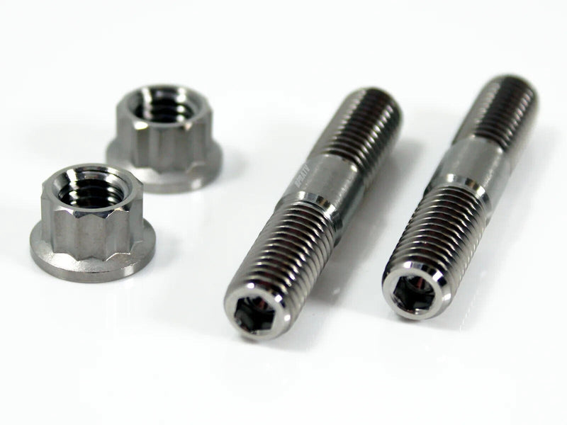 Honda 400EX 400X XR400R Exhaust Studs Titanium Head Pipe Stud Upgrade Kit Set